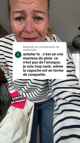 Réponse à @melancolie #manteau #veste #viral #tendance #impermeable @TikTok Shop France 