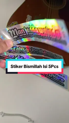 Membalas @fari Stiker Bismillah Isi 5Pcs,Stiker Pengingat Diri😍#stikerbismillah #stikerinnamaalusriyusro #stikerislami #stikermotor #stikermobil 