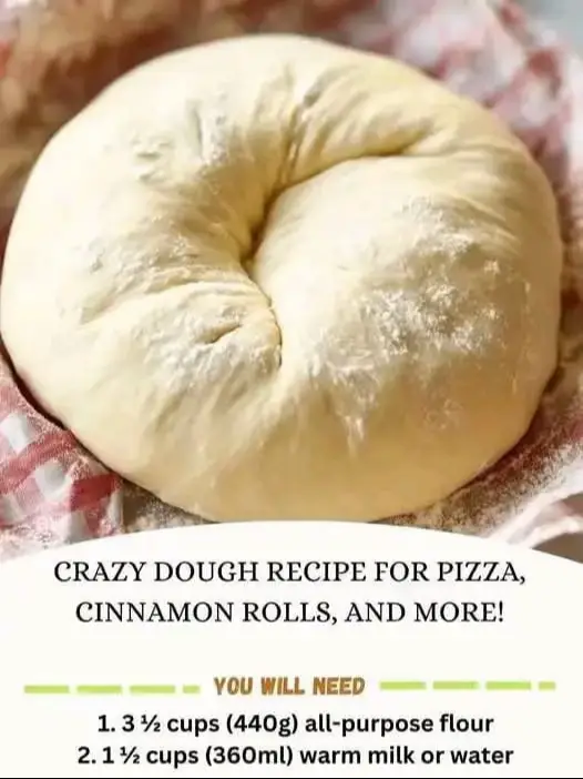 Ingredients: 1. 3 ½ cups (440g) all-purpose flour 2. 1 ½ cups (360ml) warm milk or water 3. 2 tbsp sugar 4. 2 ¼ tsp (1 packet) instant yeast 5. 1 ½ tsp salt 6. 3 tbsp oil