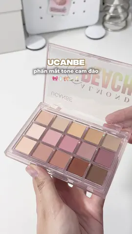 bảng phấn mắt tone cam đào siu xinh nhà Ucanbe #bangphanmat #ucanbe #unboxing #muataitiktok #viral 