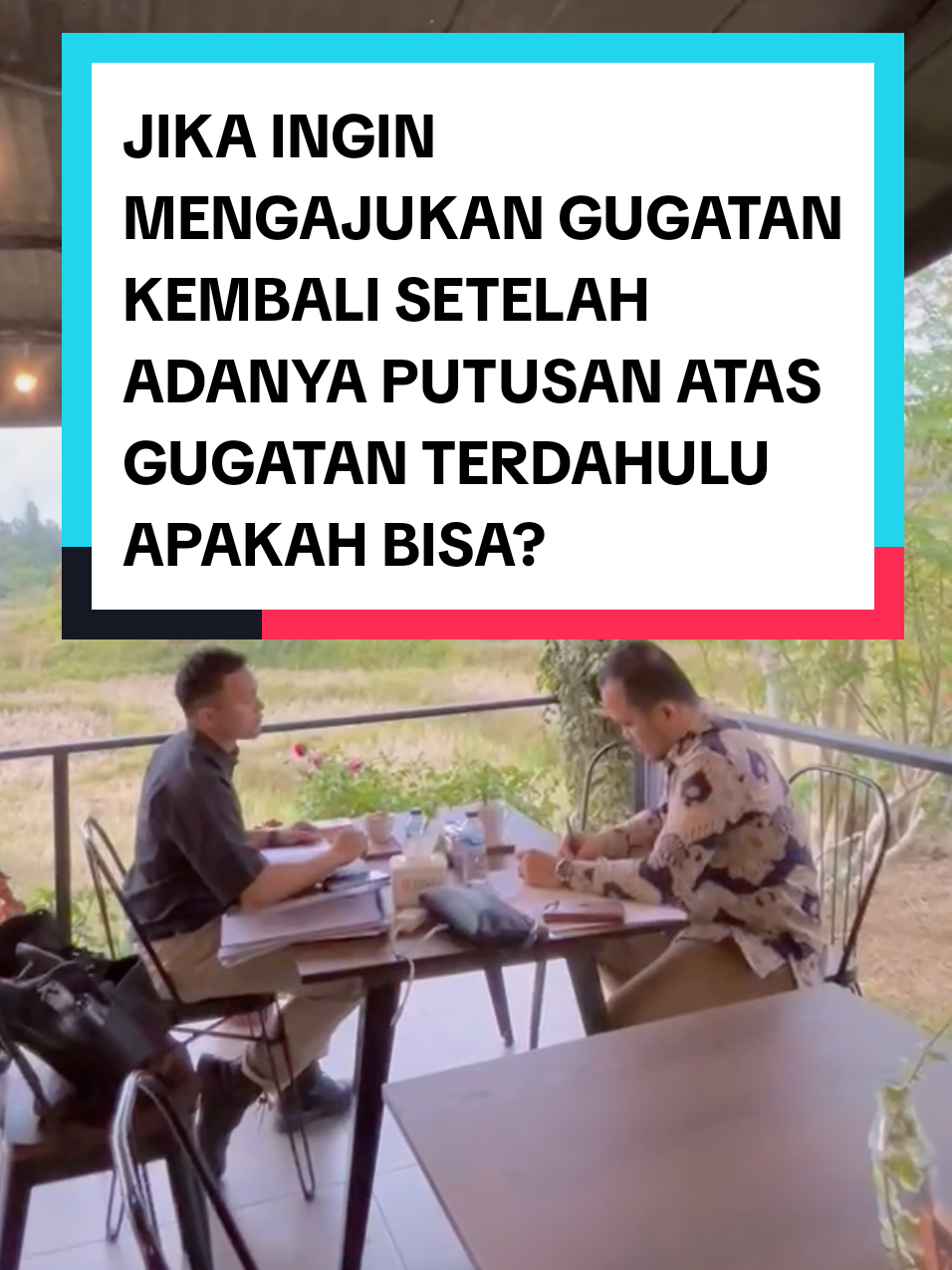 JIKA INGIN MELAKUKAN GUGATAN YANG SAMA JIKA TELAH DIPUTUS DULU OLEH PUTUSAN HAKIM, MAKA TIDAK BOLEH  ADA ASAS NEBIS IN IDEM DAN KEPASTIAN HUKUM MAKA LANGKAH YANG BAIKNYA DILAKUKAN ADALAH MENGAJUKAN PK (PENINJAUAN KEMBALI) ATAS PUTUSAN TERSEBUT DENGAN DISERTAI DASAR SEPERTI NOVUM (BUKTI BARU), ADA KEKHILAFAN HAKIM, DLL #law #edukasihukum #fyp #lawyer 
