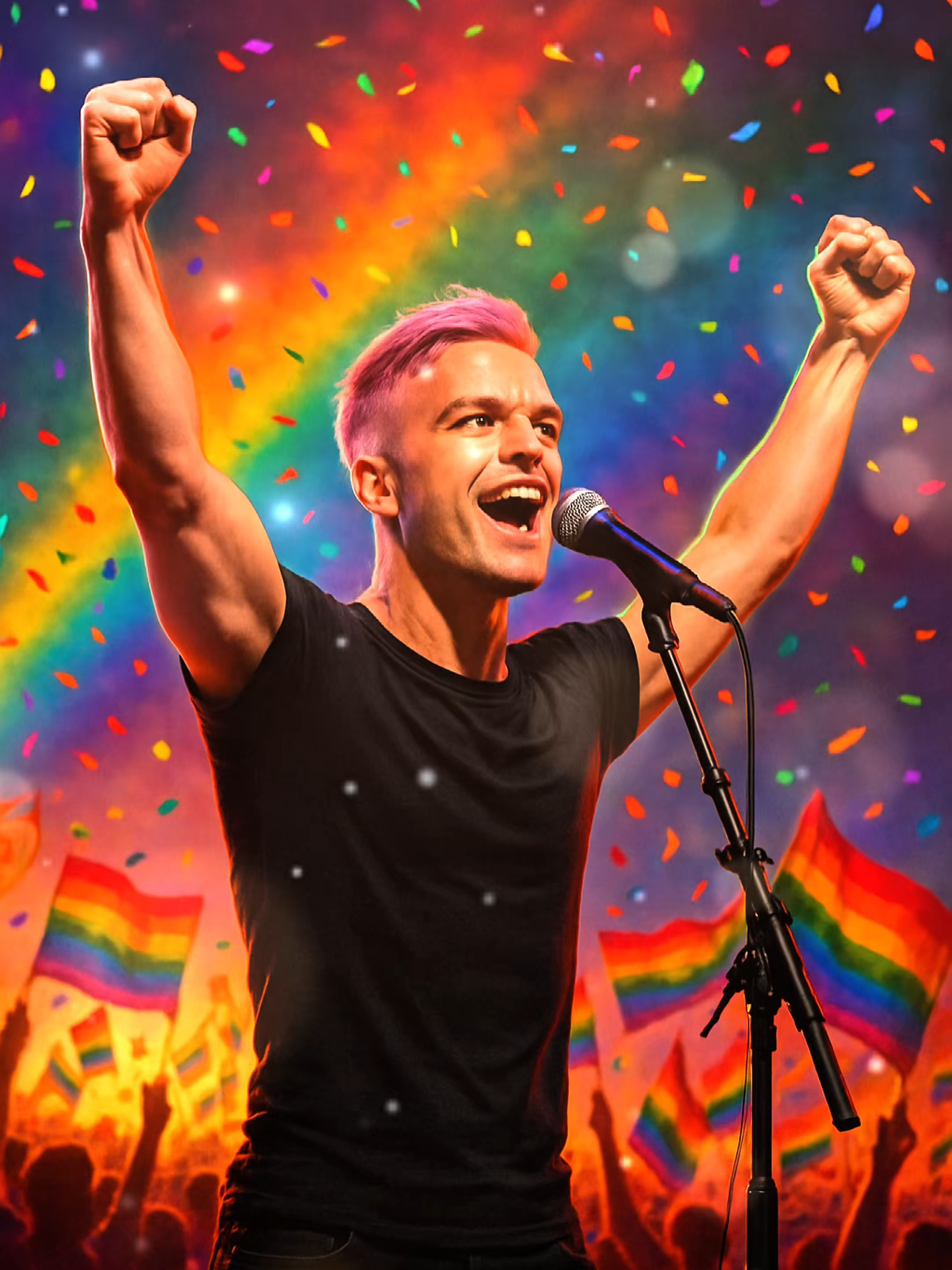 👉 Double-click my profile icon and hit the link to stream Proud and Outloud in full glory 🎶✨ Available on Spotify, Apple Music, and everywhere you listen ❤️ #newmusic #Pride #LGBT #gaytiktok #fyp