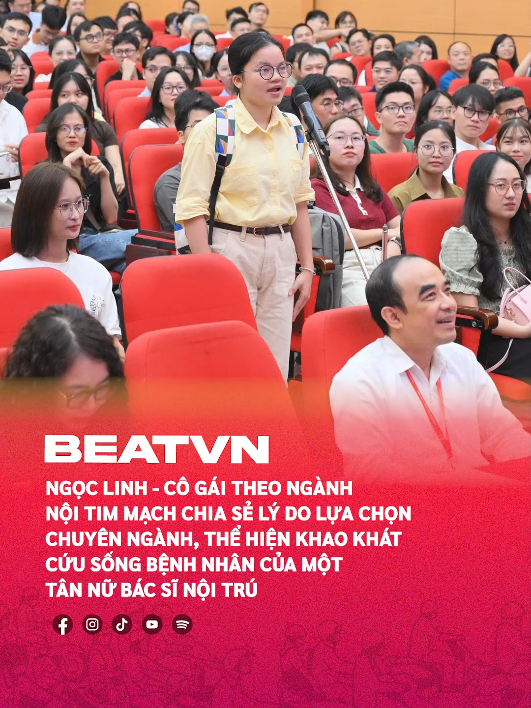 Đặng Thị Ngọc Linh - tân nữ bác sĩ nội trú chọn chuyên ngành Nội tim mạch #beatnetwork #beatvn #bacsinoitru #yhanoi