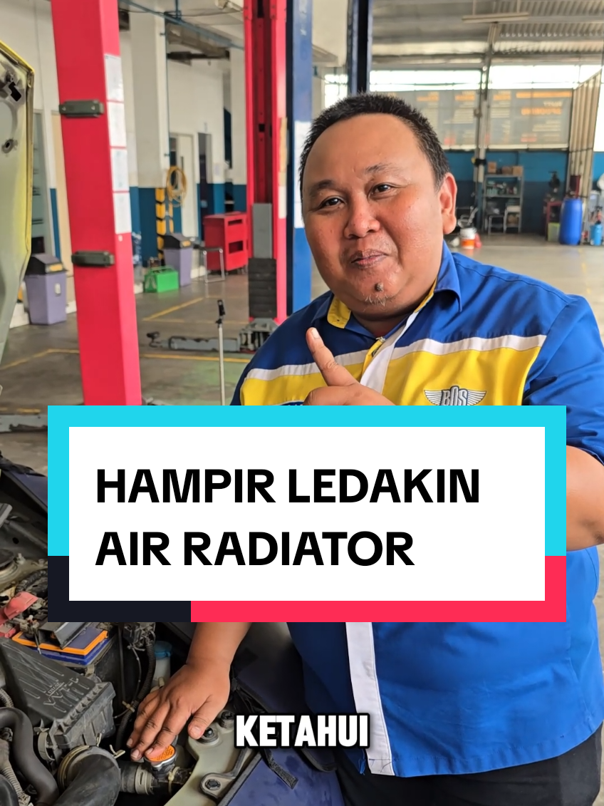 HAMPIR MELEDAK.. Jangan sembarang buka air radiator yaa bos 😞 #bengkelbos #servicemobil #tipsotomotif 