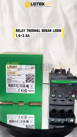 Solusi cerdas untuk proteksi motor Anda! Relay thermal overload TeSys D 1.6 – 2.5 A dari Schneider Electric, dirancang untuk keandalan dan keamanan dalam satu paket. #SchneiderElectric #provideyourelectricalneeds #listrikkita 