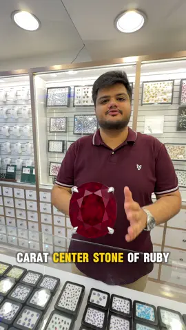 The perfect engagement ring!  #dubaigoldsouk #gemstonejewelry #gemstones #ruby #diamondjewelry 