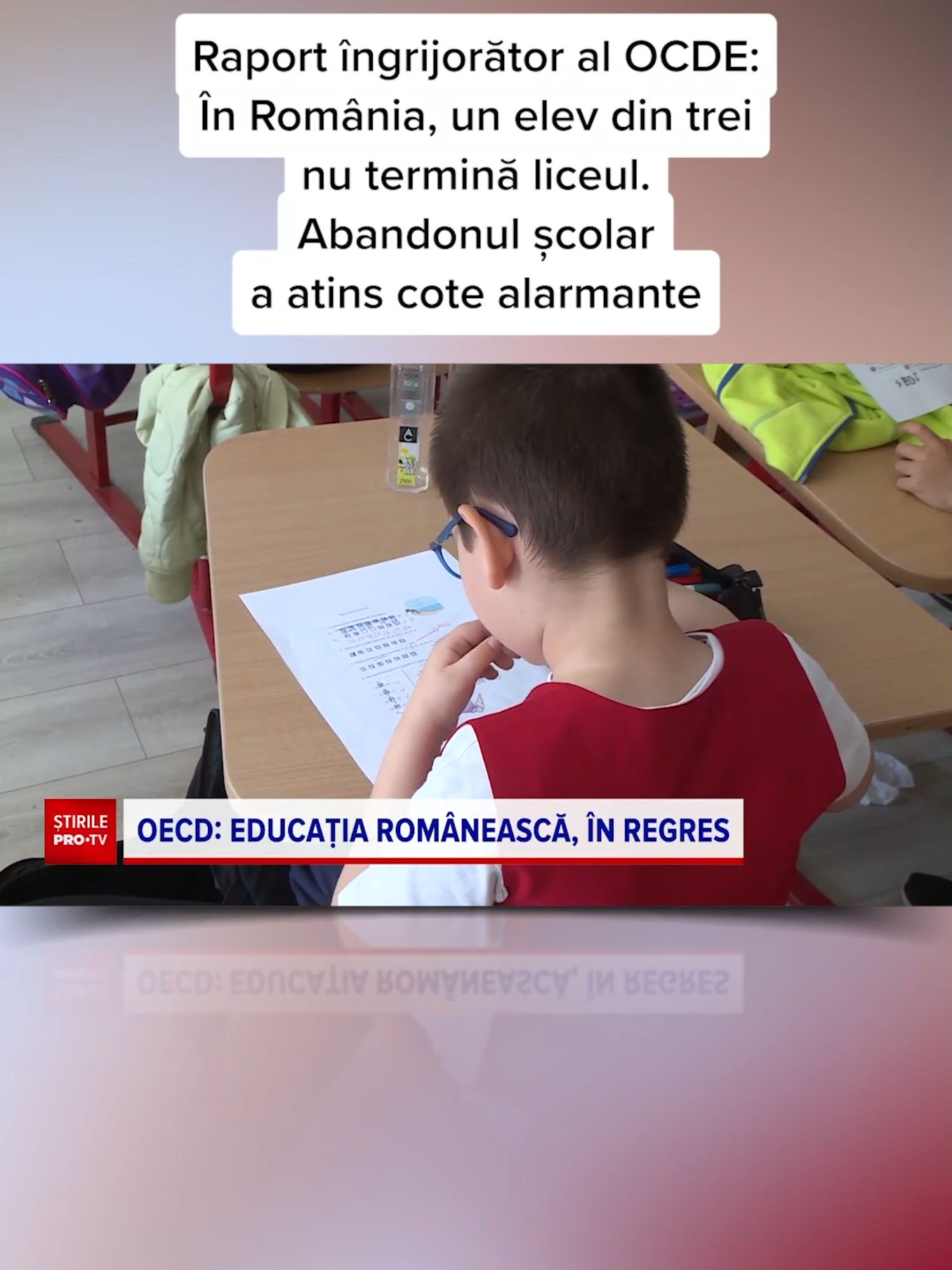 România primește încă un cartonaș galben în privința stării învățământului. Pe fondul protestelor de stradă ale profesorilor, Organizația pentru Cooperare și Dezvoltare Economică, la care țara noastră este în curs de aderare, și-a publicat raportul anual.#stirileprotvdeastazi #news #stiri #protv #stirileprotv