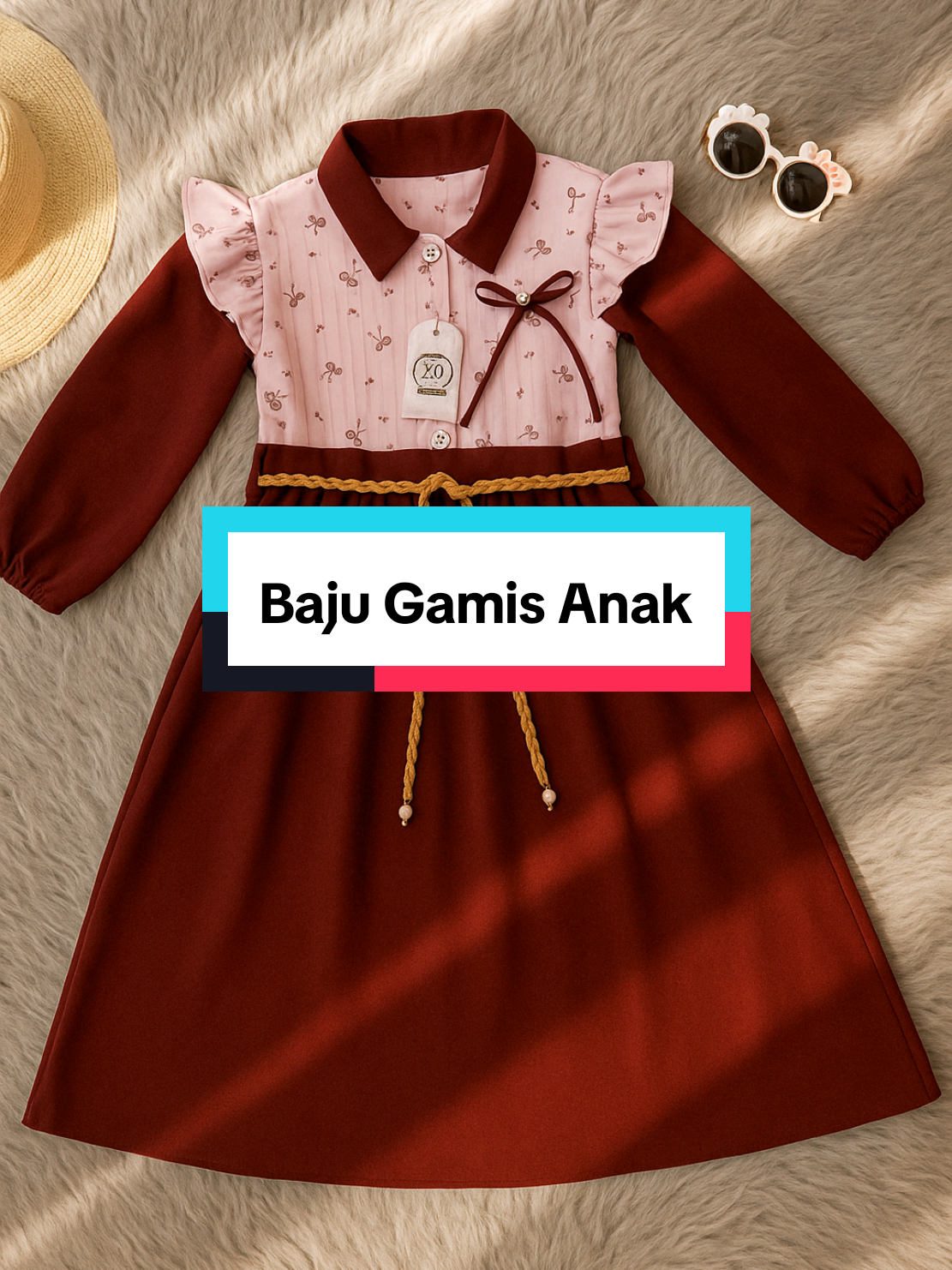Baju Gamis Aretha Anak Perempuan#bajugamisanak #gamisanak #fyp #xyzbca 