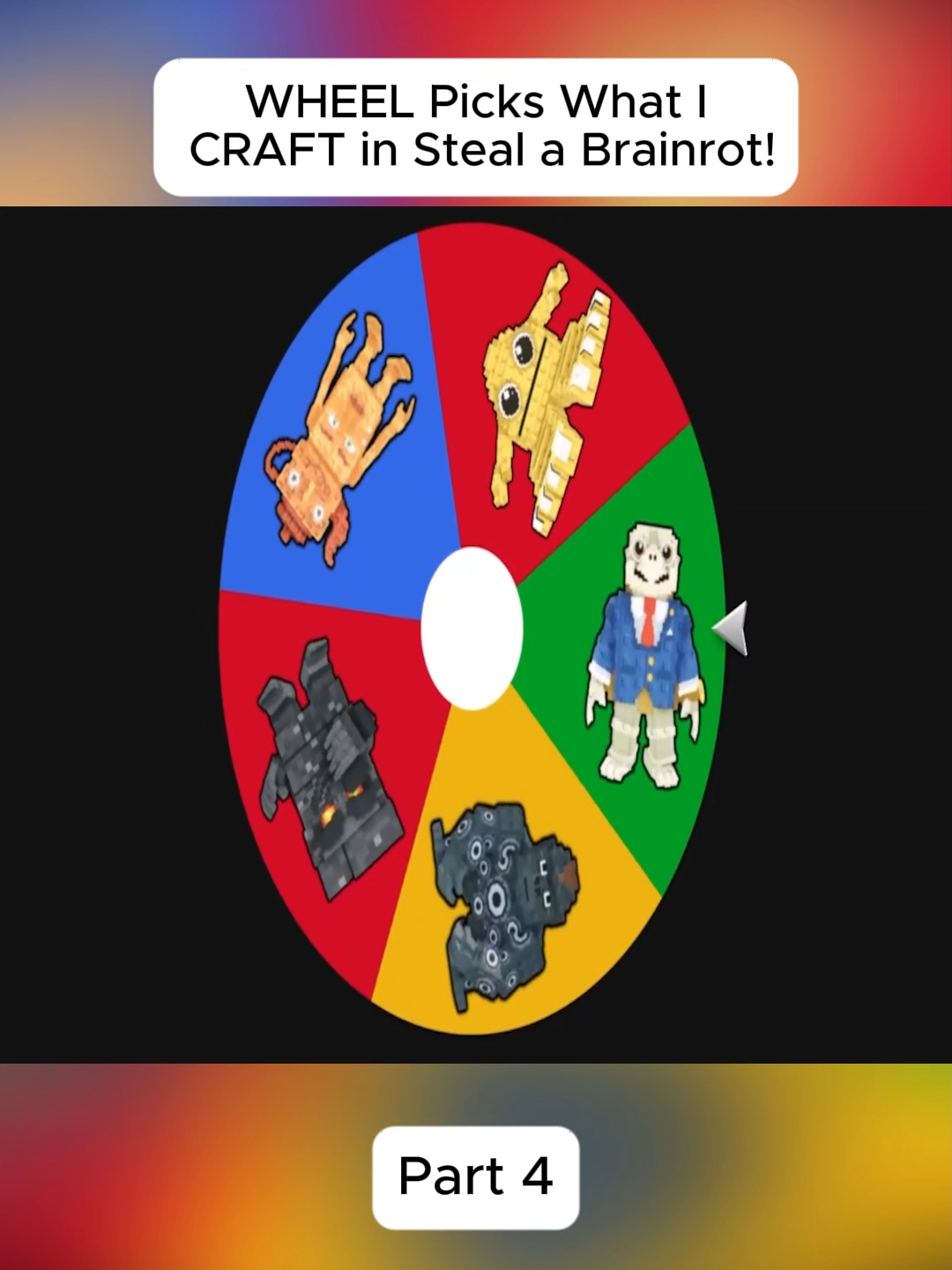 WHEEL Picks What I CRAFT in Steal a Brainrot! #caylusblox #brainrot #robloxfyp #weird #fyp