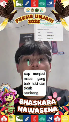 [ 🌍 SORA MENYAPA DUNIA 🌏 ] Halo Anak Jenderal! 👋🏻✨ Perkenalkan saya Ahmed Sekai dari Fakultas Psikologi, Program Studi S1 Psikologi. Saya berasal dari kota Cimahi dan siap memulai langkah baru sebagai bagian dari Universitas Jenderal Achmad Yani #Anakjenderal #BhaskaraNawasena #PKKMBUNJANI2025 #SORAMenyapaDunia #SmartMilitaryUniversity   @Bhaskara Nawasena  @𝓝  @alyaa 