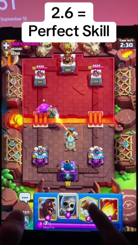 2.6 hog rider skill cycle #fyp #viral #clashroyale #supercell #clashtok 
