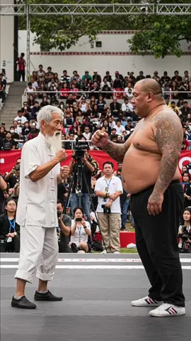 The old man shows no sign of tiredness at all #taichi #wushu #funnyvideos #master #kungfu 