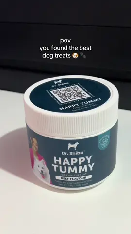 pov you found the best dog treats 🐶 🐾  #drshiba #drshibahappytummy #dogprobiotics #dogguthealth #dogtreats 