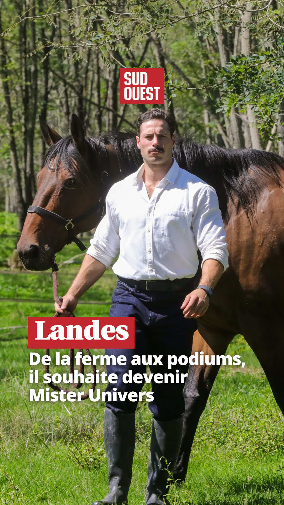 À tout juste 29 ans, Alexandre Jacquier, habitant du sud des Landes, est le candidat pour la France du concours de beauté, qui se tiendra en Californie du 16 au 23 novembre. Rencontre avec un fermier pas comme les autres. 📹 Jean Blaquière
