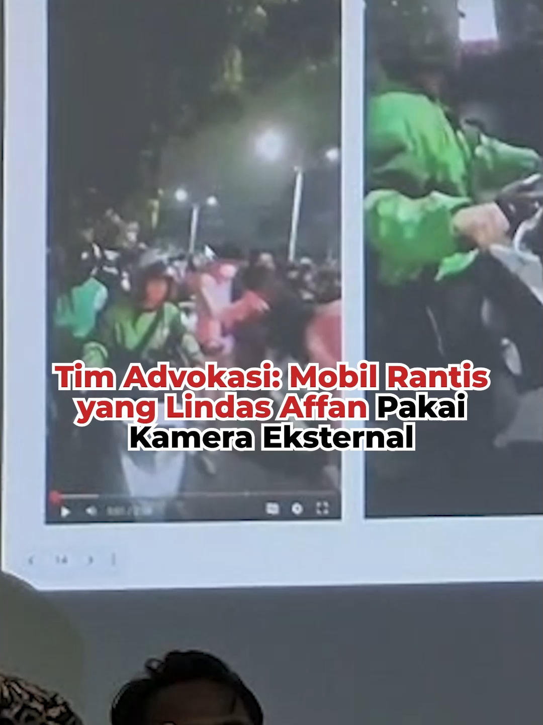 Sejumlah lembaga sosial masyarakat yang tergabung di dalam Tim Advokasi untuk Demokrasi (TAUD) merilis laporan awal soal pengemudi ojol, Affan Kurniawan yang tewas dilindas oleh mobil rantis Brimob. Salah satu temuan menarik dari hasil investigasi awal TAUD yaitu rantis yang dipakai untuk melindas Affan memiliki kamera eksternal yang dapat membantu pengemudi melihat situasi di luar mobil. Dengan begitu, klaim yang disampaikan oleh Kompolnas pun terbantahkan. #IDNTimes #tiktoknews #tiktokberita #IDNTimes_NAI #tiktoktainment #TikTokNews #Viral #salingjagasesamawarga #IDNTimesNews #DPR #Demo #MobilRantis