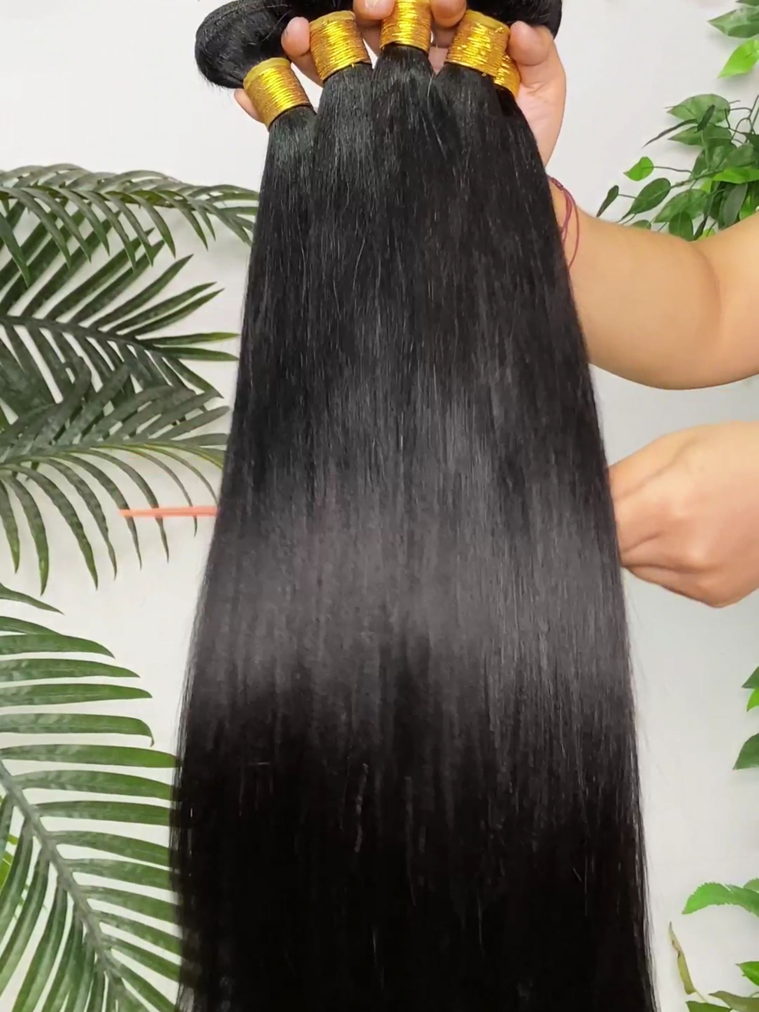 So Silky Light Yaki Straight Human Hair Bundles, Easy to Restyle, Minimal Tangle, Minimal Shedding, Everyone Love It So Much! #tiktokshopfashionweek#yaki#straighthair#flipoverquickweave#blackgirlhair#humanhair#virginhair#onemorehairofficial#bundleschallenge#fallhair#quickweave#rawhair#falldealsforyou#bundles#tiktokmademebuyit#foryourpage#fypシ゚viral