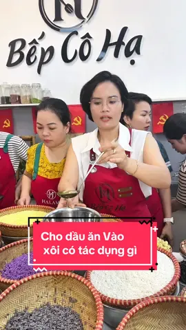 Cho dầu ăn vào xôi có quan trọng không ???#bepcoha #conhadaynauan #viral #xoi #viralvideo 