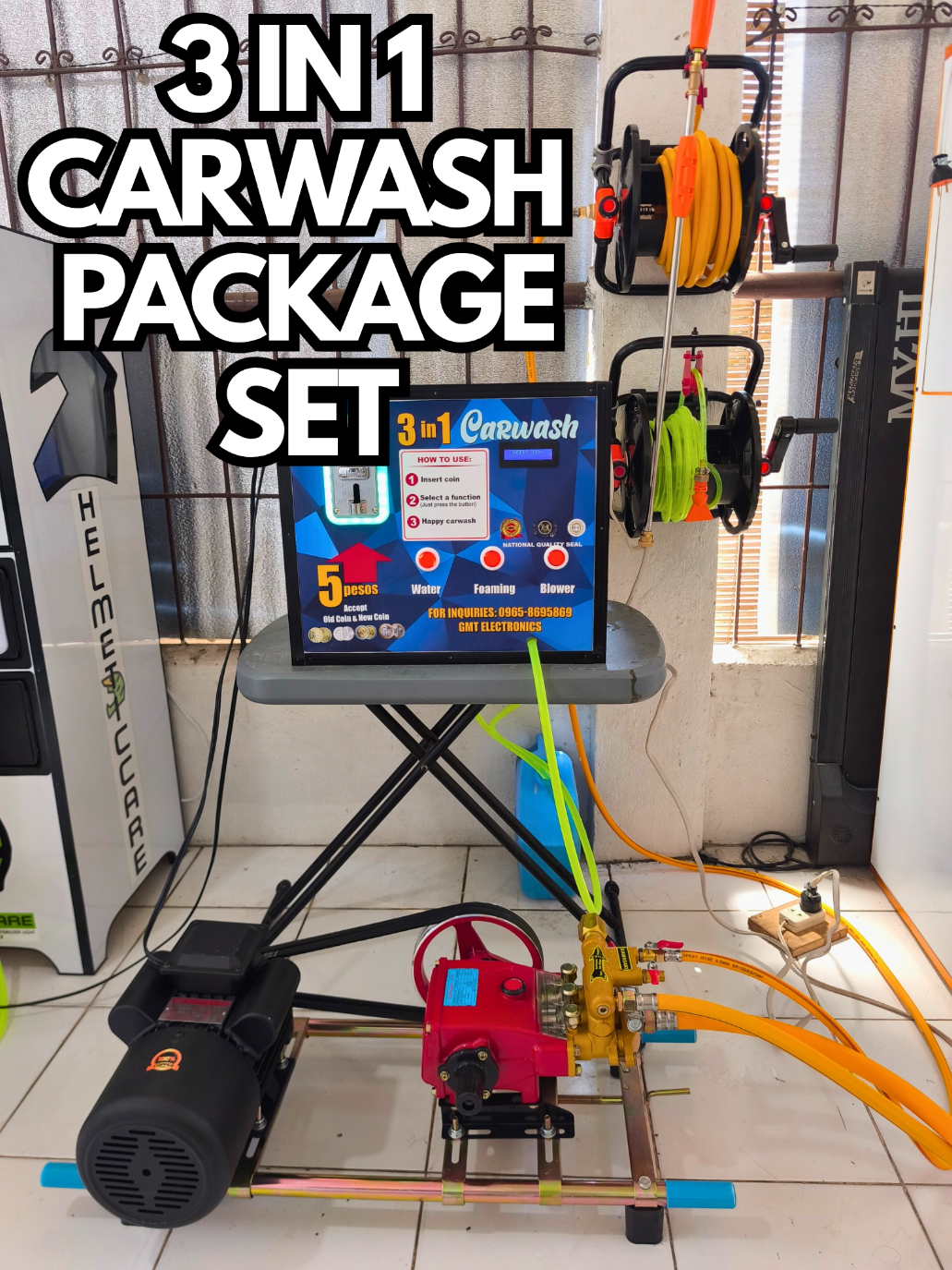 3 in 1 Carwash Set  ✅Carwash  ✅Foaming  ✅Blower  OrderHotline: 09658695869 Or Link In my Bio #fyp #trending #gmtelectronics #legitseller #fypシ゚viralシfypシ゚ 