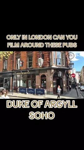 Only in London can you film around a Sam Smiths Pub... 🍺 Duke Of Argyll 📍 Soho  #London #pubcrawl #pubs #fyp #foryou 
