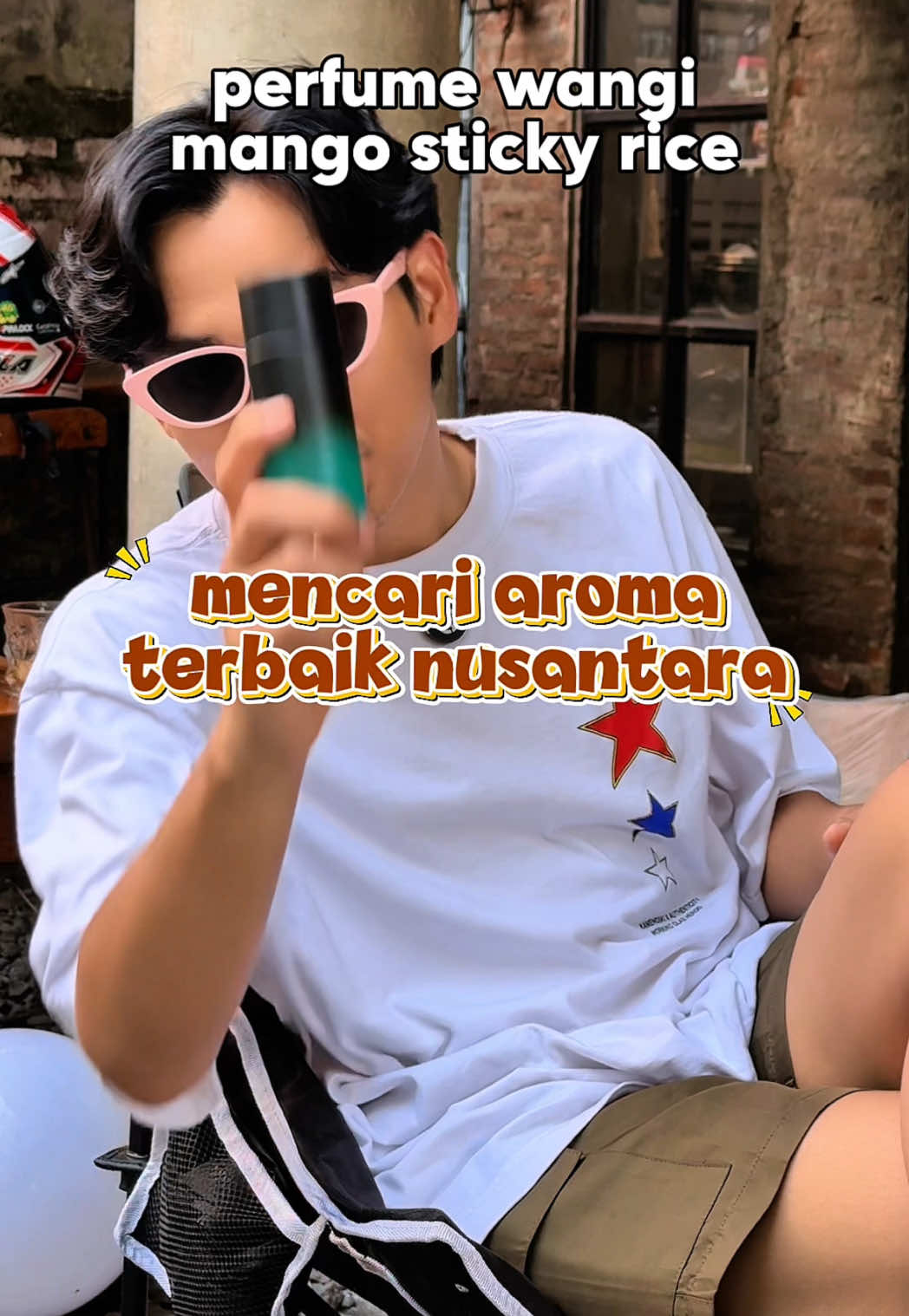 masa perfume baunya mango sticky rice, aja aja ada ye