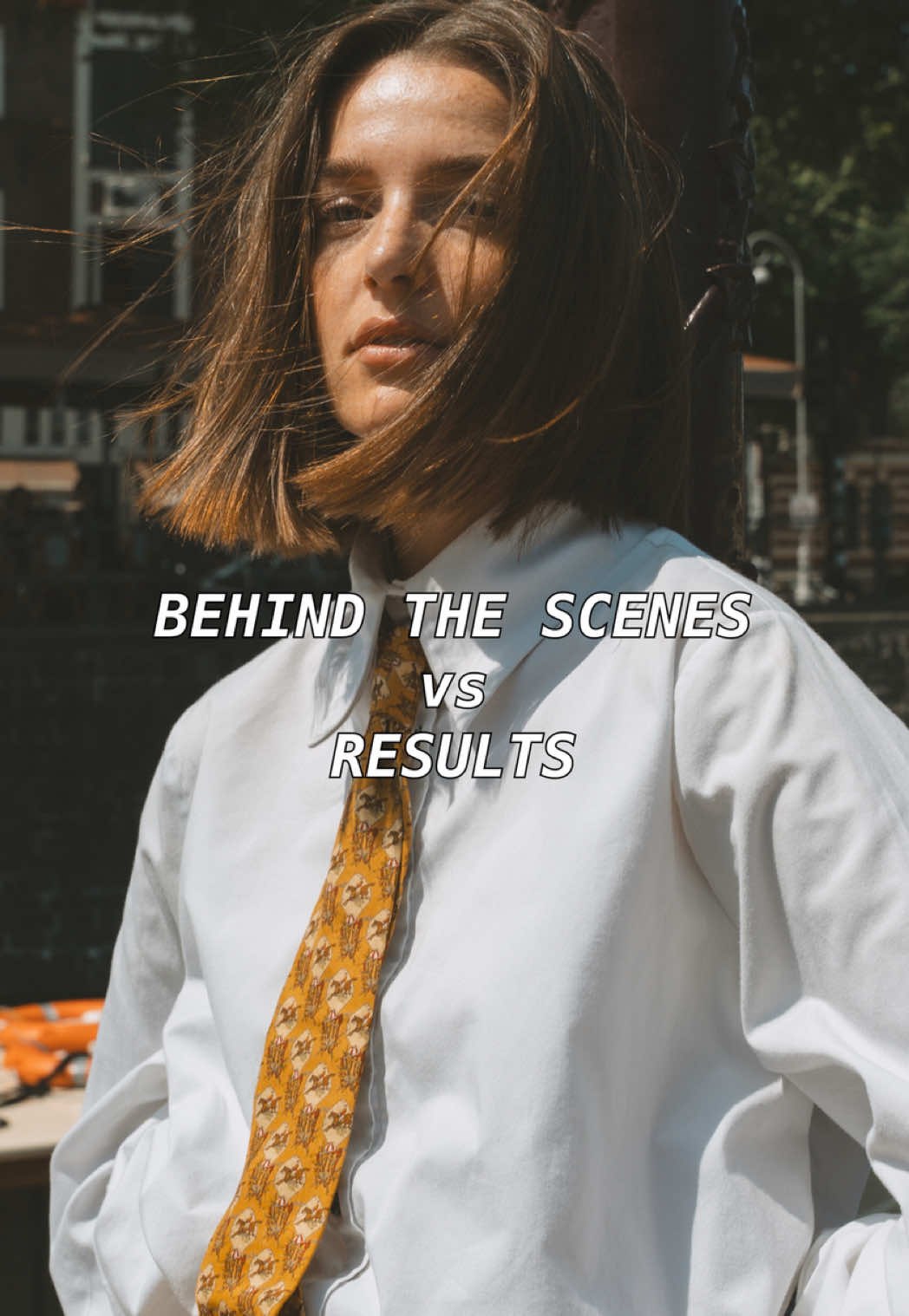 behind the scenes vs the results of our editorial street style shoot 💛 model: @Lotte Janssen  stylist: @Maud | Styling  photographer: @mijshoots  #editorial #fashionphotography #StreetStyle 