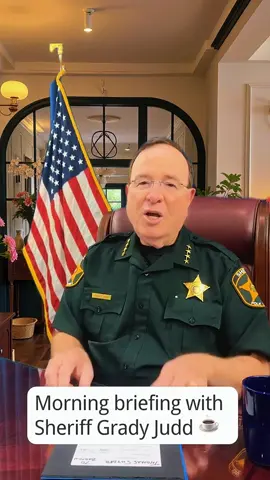 Nobody likes traffic. But you can’t go pointing a gun at folks just cuz they’re going to slow in the left lane. That’s a felony SMH. #polksheriff #morningbriefing #gradyjudd