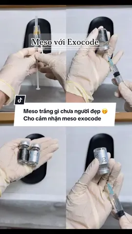 Exocode = vừa trắng sáng + vừa trẻ hóa + vừa phục hồi trong 1 liệu trình 💉#lamdepantoan #botox #spaquan1 #lamdepkhoahoc #meso 