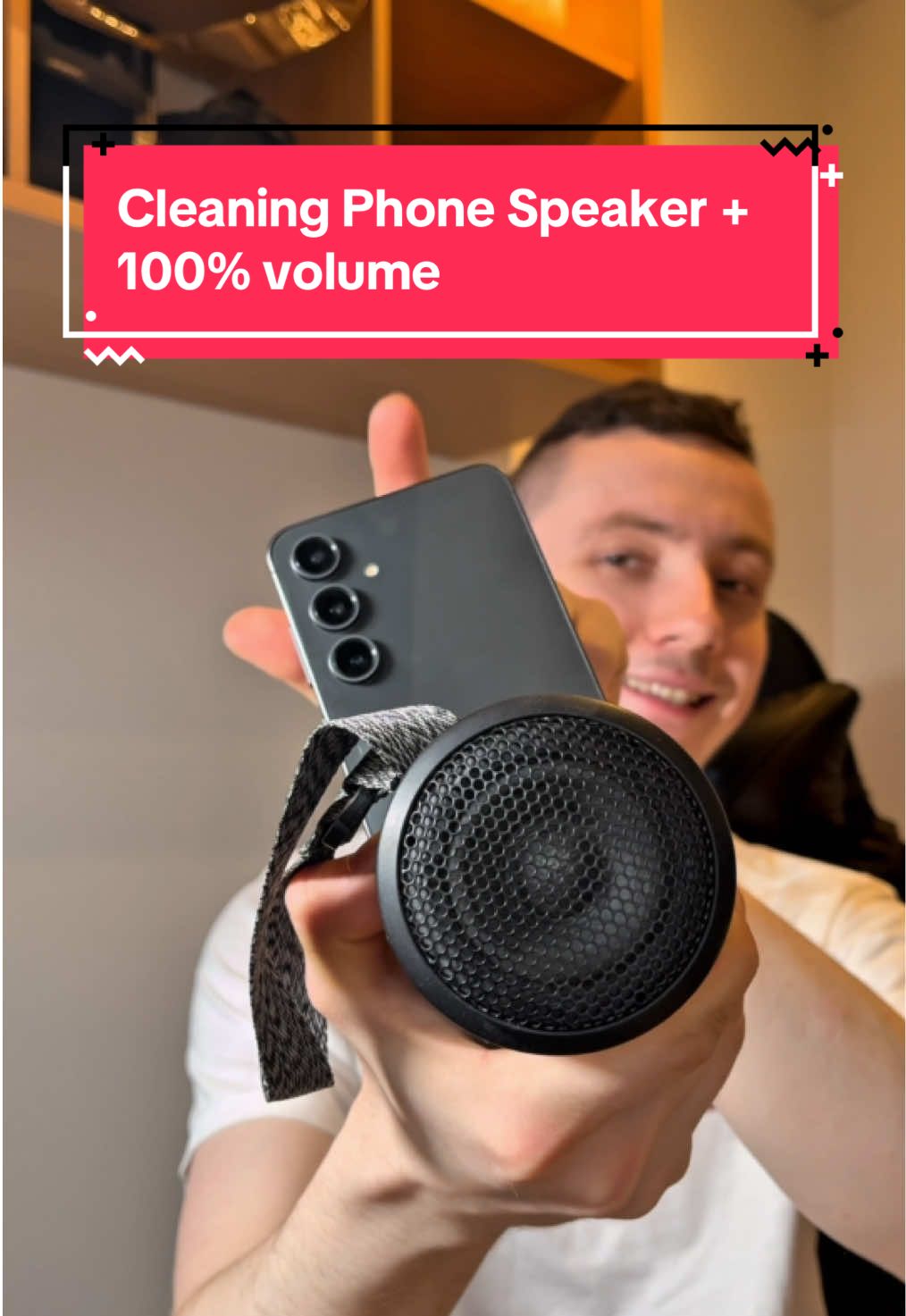 Cleaning Phone Speaker + 100% volume #clean #phone #speaker 