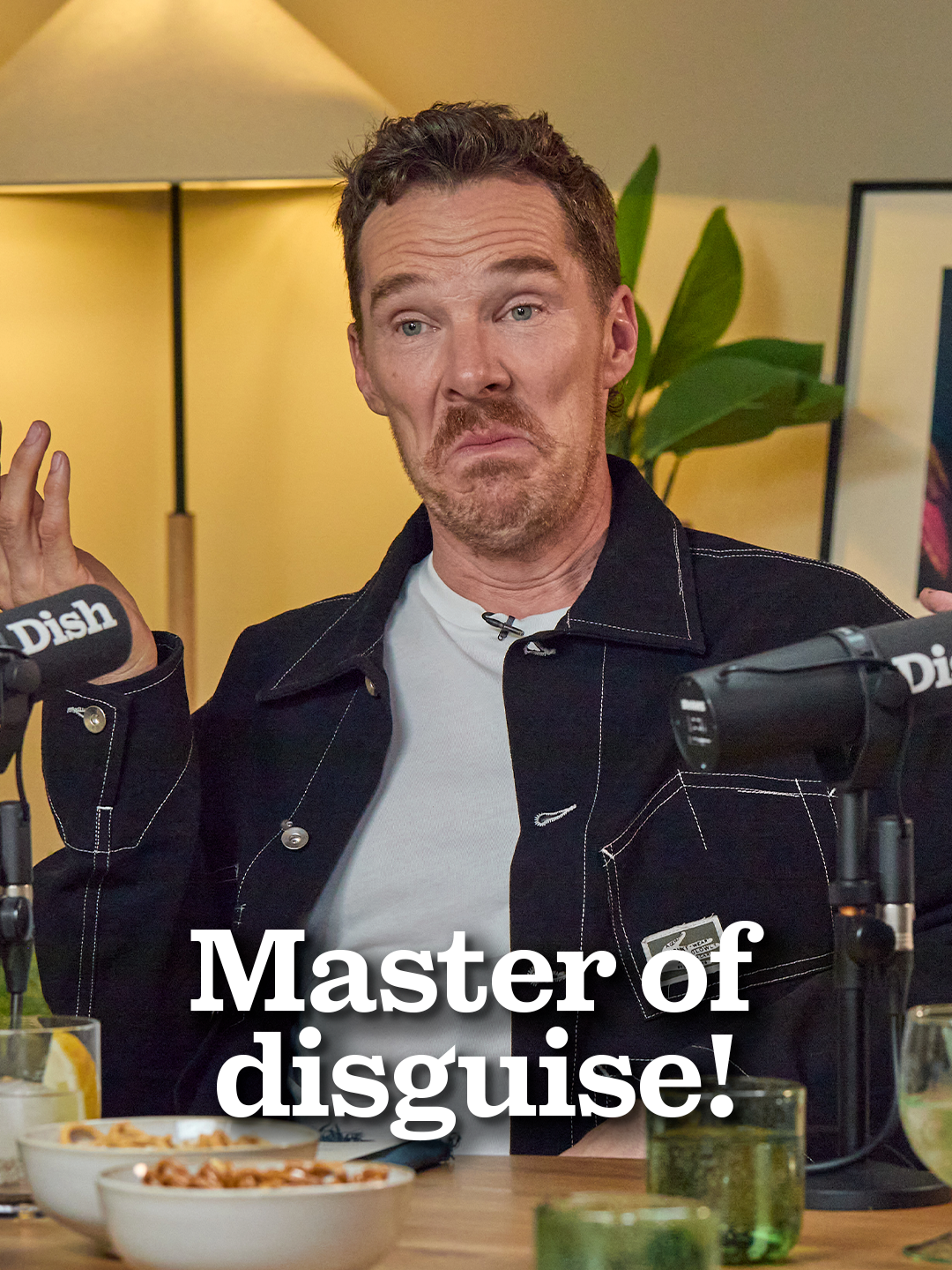 POV: you're upstaged by dancing Chewbacca 😅🕺 @waitrose @nickgrimshaw #AngelaHartnett   #DishPodcast #OliviaColman #BenedictCumberbatch #BenedictCumberbatchImpressions