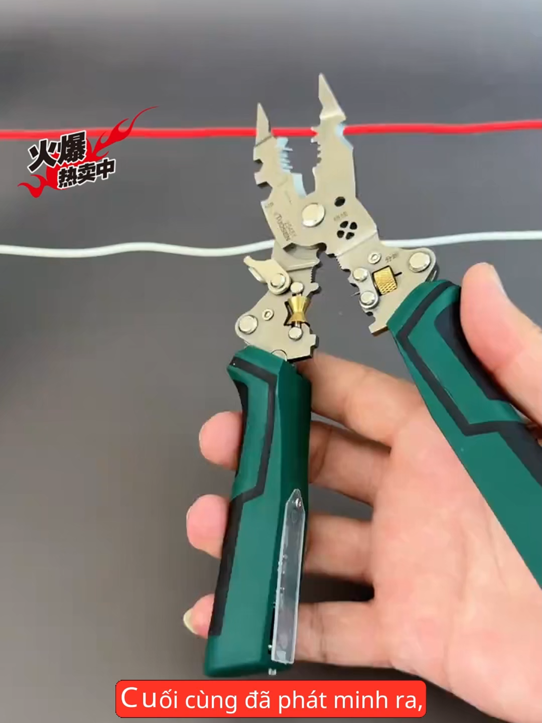 Kìm tuốt dây điện đa năng, kìm tuốt dây và quấn dây, đa năng