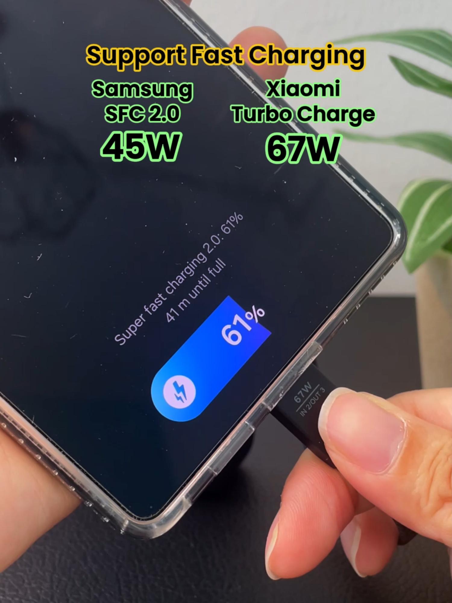 45W untuk Samsung, 67W untuk Xiaomi! ⚡ Powerbank UGREEN 67W lakukan semuanya. 🚀 #Ugreen #UgreenMalaysia #ReadyStock #FastShipping#FreeShipping #powerbank #StayCharged #outdoorgear #bestpowerbank #TechEssentials #airline #approved #OnTheGoCharging