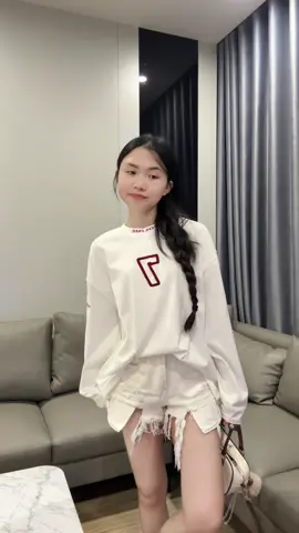 Áo thu tay dài big boxy #lila #22etm #webuild 