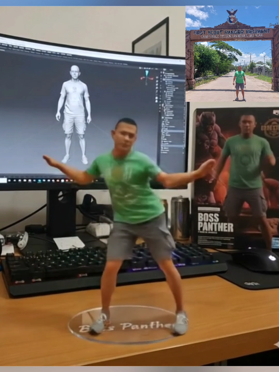 AI 3D Trend Dance #geminiai #fixversevideo #aidancing #bosspanther #trendingnow 