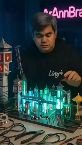 mangga yang mau prompt nya nih  Seorang pria seperti di gambar ke 2 memakai hoodie hitam dan putih tulisan 