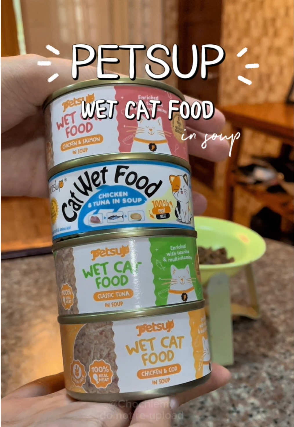 hindi talaga pala-inom ang mga cats, good thing may wet food in soup na to keep them hydrated. #petsup #catfood #wetfood #petsupwetfood 