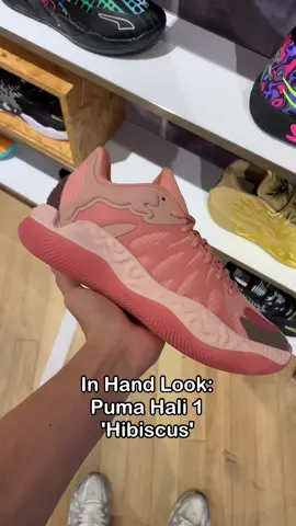 In Hand Look: Puma Hali 1 'Hibiscus' #puma #pumabasketball #tyresehaliburton #hali1