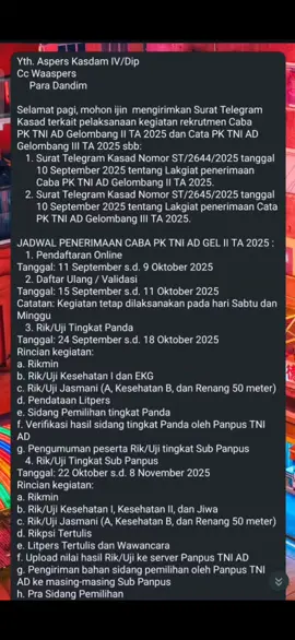 info Penting  #caloncasis41  #casistnipolri  #fypfypfypfypfypfypfypfypfypfypfyp . #fypシ゚viral 