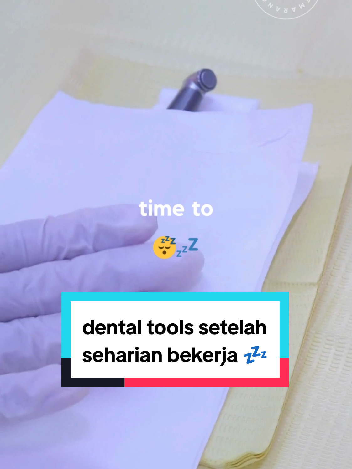 Ternyata bukan cuma kita yang capek setelah kerja loh, dental tools juga sama.. #doktergigisemarang #dental #dentaltools 