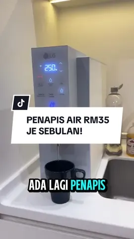Penapis Air LG sekarang promo RM35 saja sebulan!🤩 Promo terhad 50% diskaun untuk 9 bulan pertama✅ PEMASANGAN & PENGHANTARAN PERCUMA Nak Trade in dgn penapis air lama pun boleh😍 Cepat tekan link di bio Promo Terhad📲 #PenapisAirLG #penapisair #LGSubscribe #PromosiLG #lgwaterpurifier 