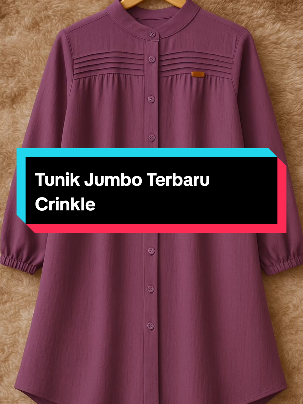 Tunik Jumbo Terbaru Crinkle #fyp #fashion #viral #xyzabc 