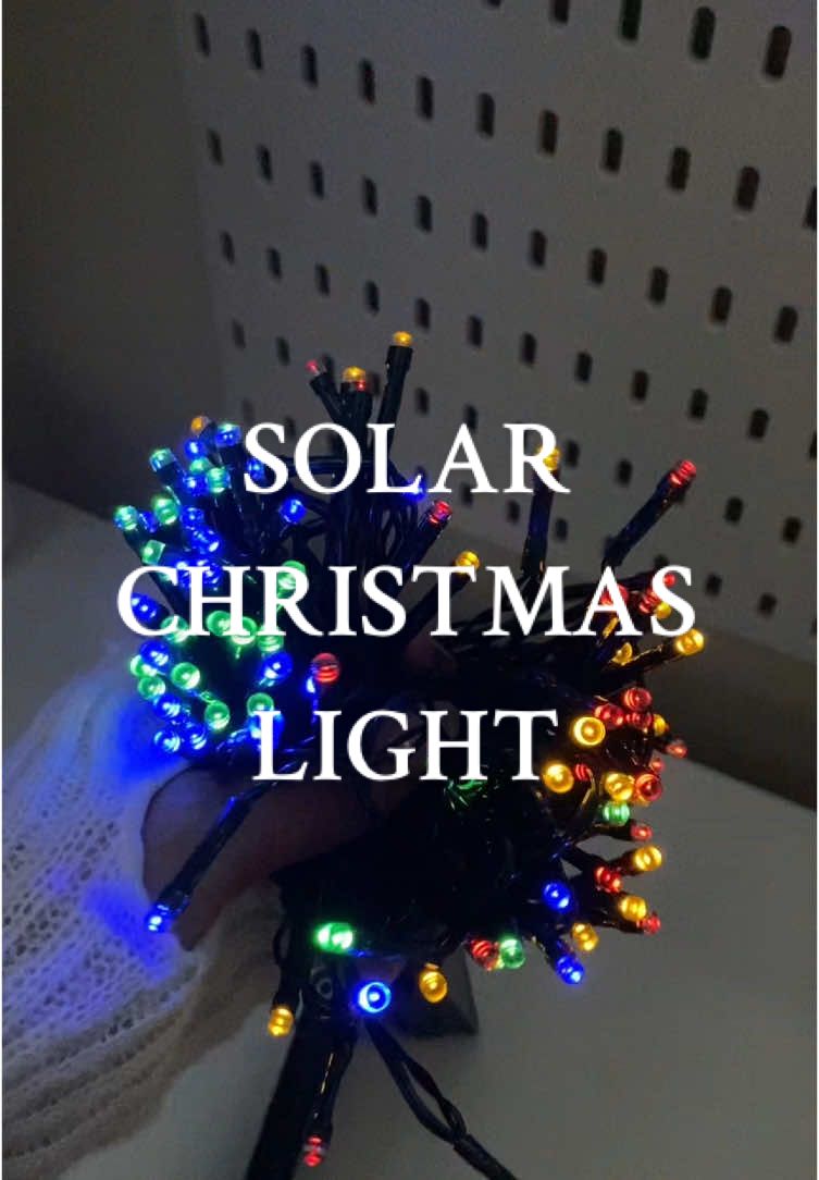 SOLAR CHRISTMAS LIGHT #solarchristmaslights #christmaslights #christmasdecor #pasko 