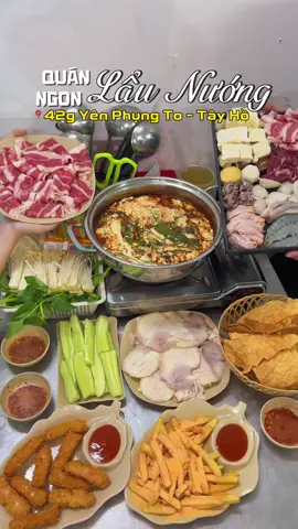 Quán lẩu nướng giá hssv khu Yên Phụ - Tây Hồ #engthichanngon #fyp #reviewamthuchanoi #doanngonhanoi 