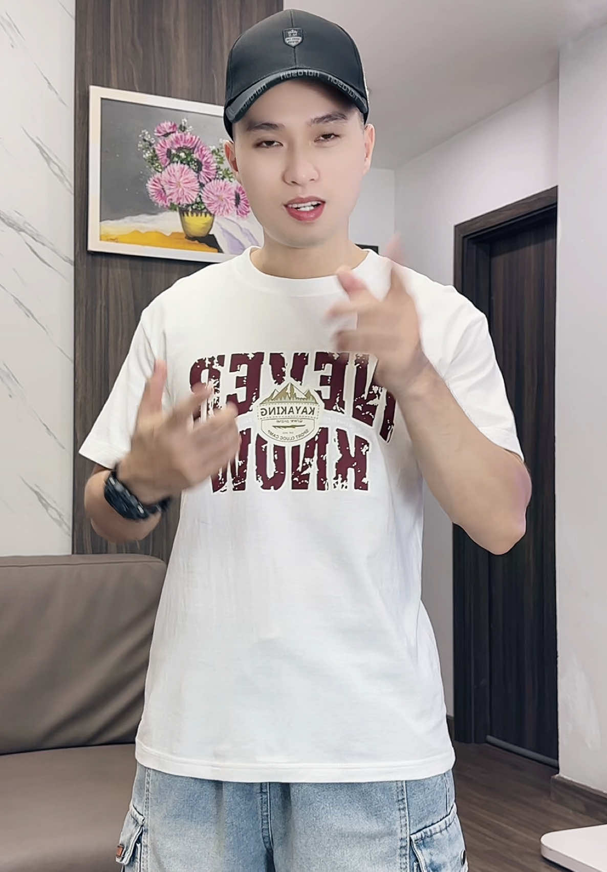 Áo thun nam nữ, tay lỡ form rộng #xuhuong #fyp #aothun #aothunnamnu 