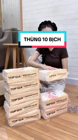 Combo 10 bịch khăn giấy #khangiaytopgia 