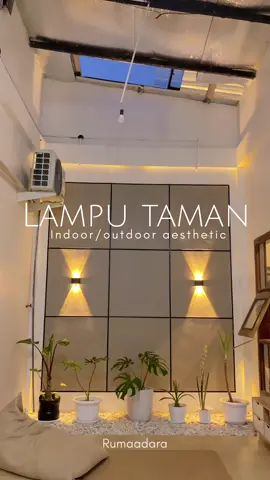 lampu taman bisa buat indoor/outdoor 😍 #tamanindoor#tamandidalamrumah#lamputaman#lampuindoor#lampusorot
