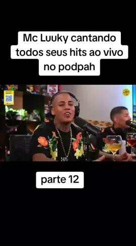 Mc Luuky cantando todos seus hits ao vivo no podpah parte 12 #podpah #mcluuky #aovivo 