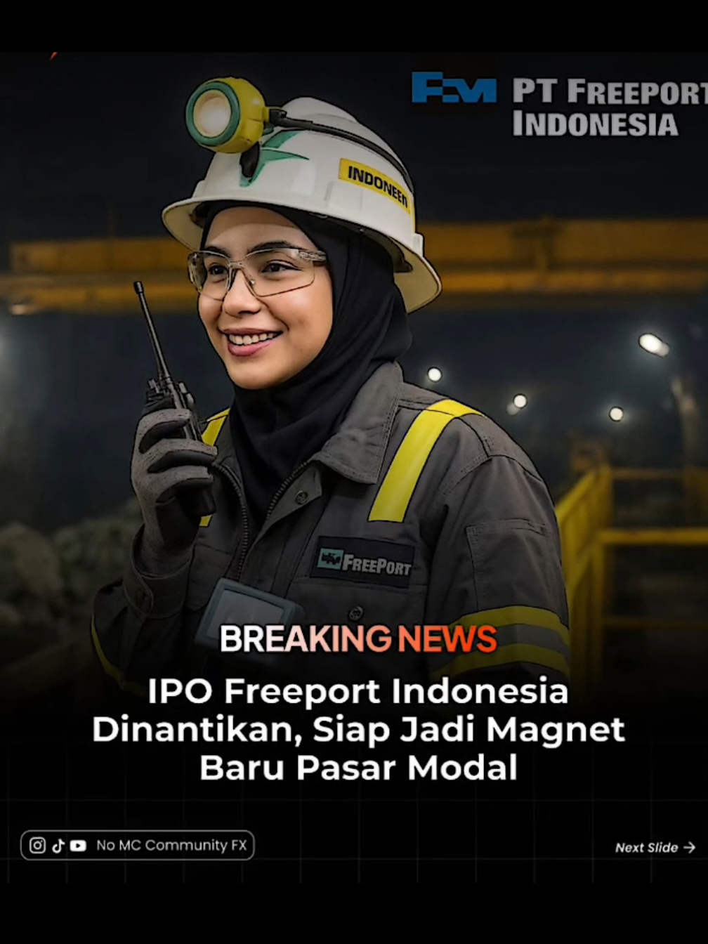 Ditunggu IPO PT. Freeport Indonesia 🔥 #freeport #idxchannel #ipo #saham #tambang 