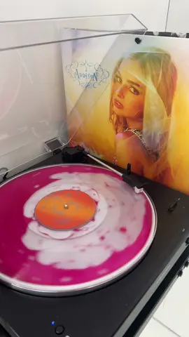 Addison Rae - Addison on Blood Records Vault Pink Glitter Liquid Filled Vinyl #vinyltok #addisonrae #addison #bloodrecordsvinyl #vinylunboxing  @Blood Records @Addison @Addison Rae HQ 