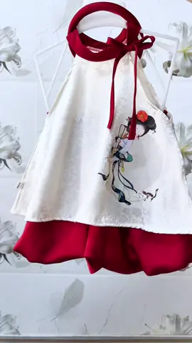Bộ yếm gấm cao cấp cho bé diện trung thu tặng bờm #đồ_trung_thu #xuhuong #meboreview #viralvideo  @Mẹ Bơ Review 