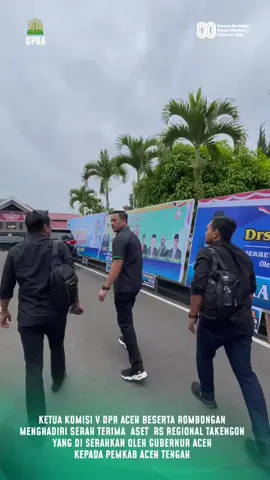 Bersama rombongan Komisi V DPR Aceh, saya menghadiri acara penyerahan aset Pemerintah Aceh berupa Rumah Sakit Regional kepada Pemerintah Kabupaten Aceh Tengah. #KomisiVAceh #PemerintahAceh #AcehTengah #RSAceh #SinergiMembangunAceh